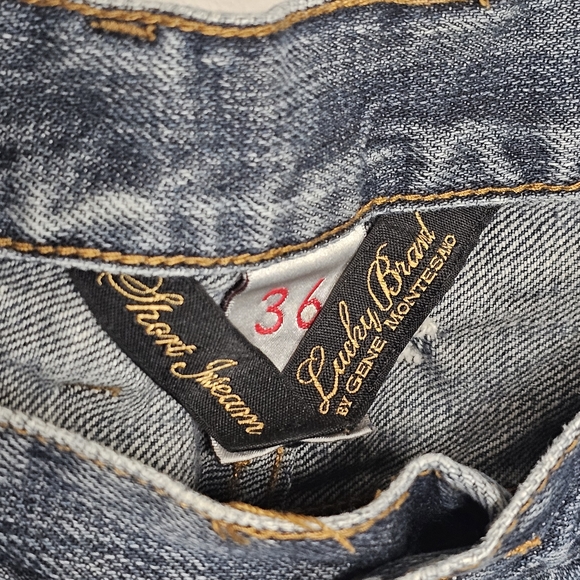 Men's Lucky brand 36 short inseam wide leg jeans - Picture 8 of 8